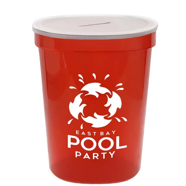 16 oz. Stadium Cup With Coin Slot Lid... from ASI 55990 Garyline