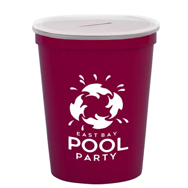 16 oz. Stadium Cup With Coin Slot Lid... from ASI 55990 Garyline
