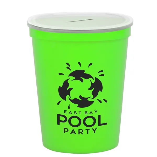 16 oz. Stadium Cup With Coin Slot Lid... from ASI 55990 Garyline