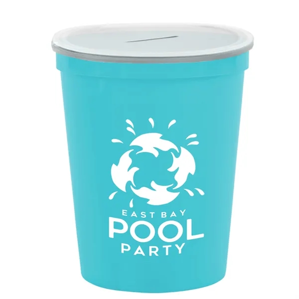 16 oz. Stadium Cup With Coin Slot Lid... from ASI 55990 Garyline