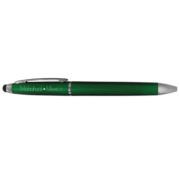 Retractable ballpoint pen. Made of plastic. Black ink.... from ASI 99030 Zipline / MainStream Promotions™