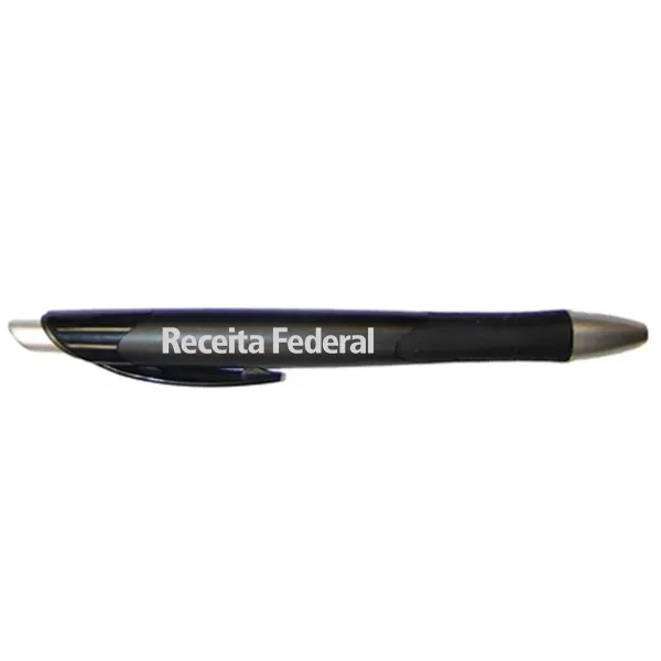 Retractable ballpoint pen. Made of plastic. Black ink.... from ASI 99030 Zipline / MainStream Promotions™