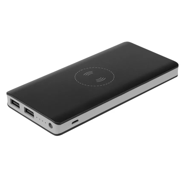 Qi wireless charger with 10,000 mAh (10k mAh) power bank... from ASI 68190 Lungsal / Lungsal
