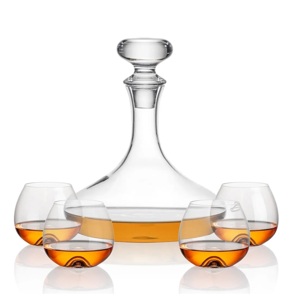 Stratford Decanter with 2 or 4 Cognac glasses set... from ASI 84592 St Regis Group