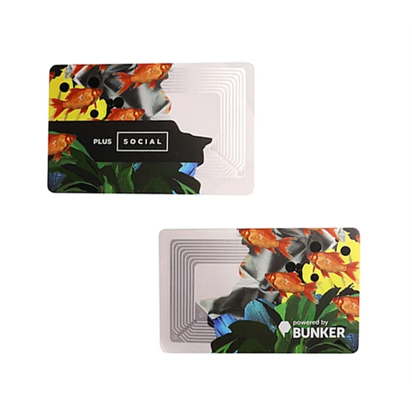 Digital business smart NFC card plus CMYK/full color imprint on both... from ASI 37218 Athena Promo (tm)