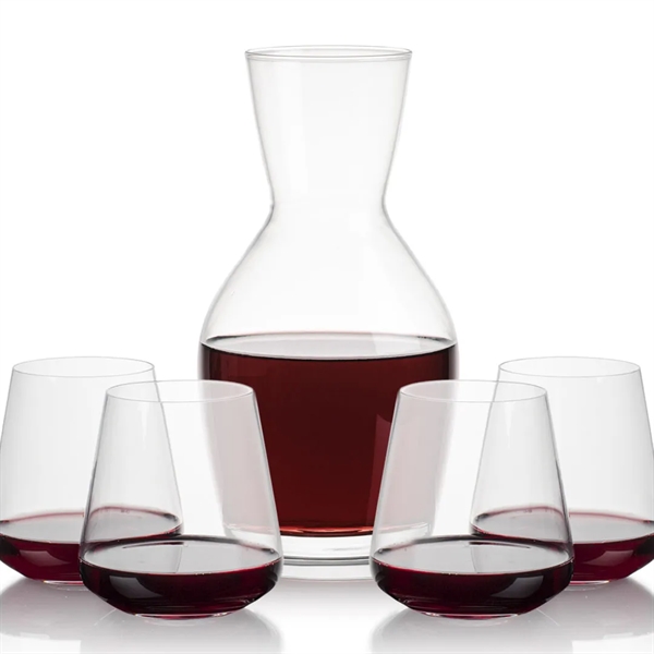 Our 38oz Crystalline Westwood Carafe & 8oz Crystalline Breckland Wine Set... from ASI 84592 St Regis Group
