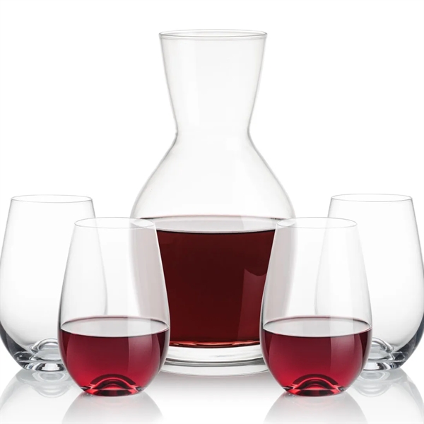 Our 38oz Crystalline Westwood Carafe & 12.5oz Crystalline Boston Stemless Wine... from ASI 84592 St Regis Group