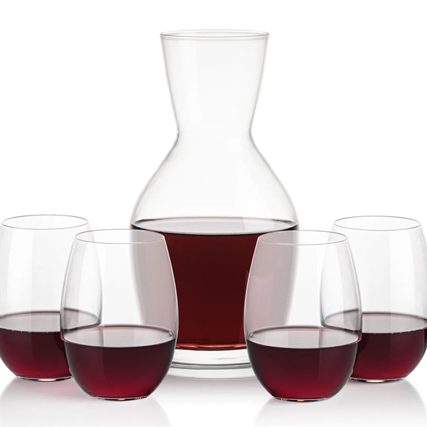 Our 38oz Crystalline Westwood Carafe & 17oz Crystalline Carlita Stemless Wine... from ASI 84592 St Regis Group