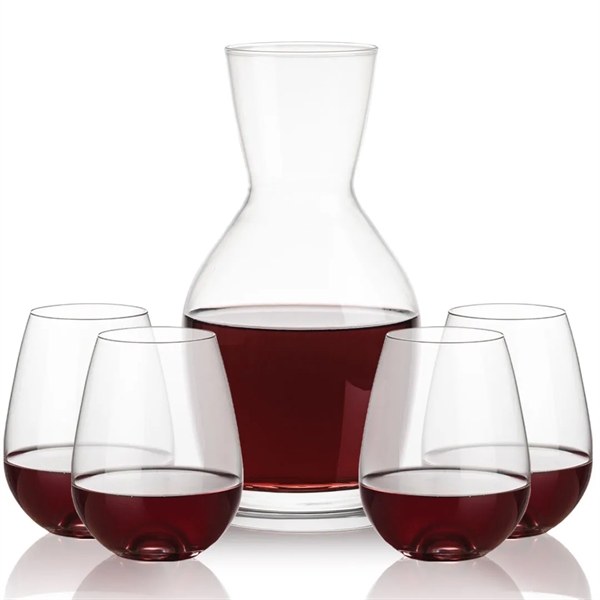 Our 38oz Crystalline Westwood Carafe & 11oz Crystalline Edderton Stemless Wine... from ASI 84592 St Regis Group