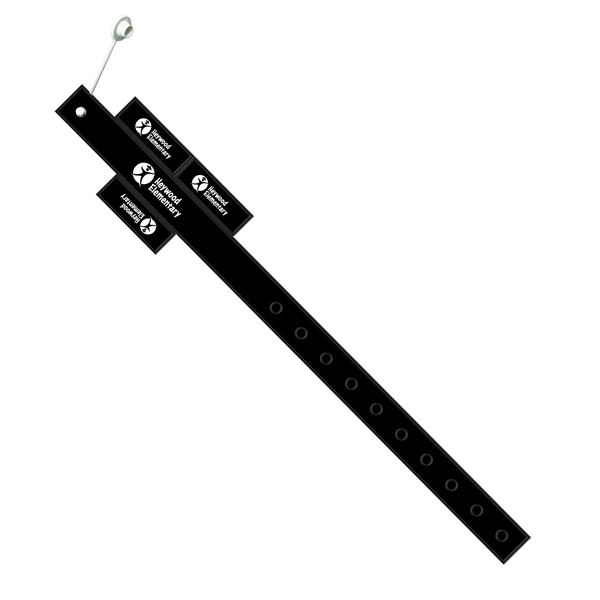 1.44"H x 9.5"W vinyl wristband with 3 tear off tabs and... from ASI 54040 Fey Promo
