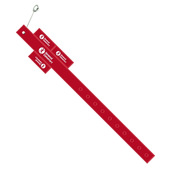 1.44"H x 9.5"W vinyl wristband with 3 tear off tabs and... from ASI 54040 Fey Promo
