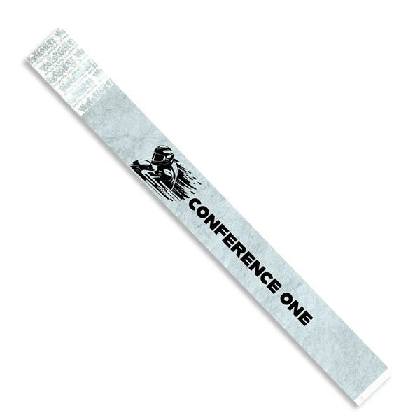 1" x 10" wristbands made of DuPont® Tyvek® material that seals... from ASI 54040 Fey Promo