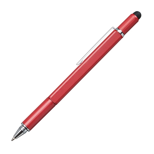 Roald twist-action pen features a contemporary squared barrel with a printed... from ASI 84592 St Regis Group