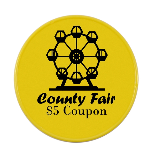 2.37" Diameter x 1/8"D round token that's offered in a variety... from ASI 54040 Fey Promo / Mi Line by Fey