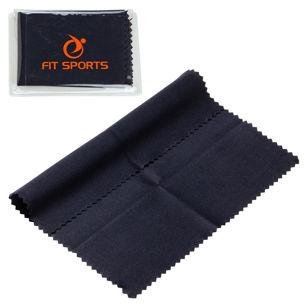 220GSM Microfiber Cleaning Cloth in Clear PVC Case... from ASI 36730 Ariel Premium Supply Inc