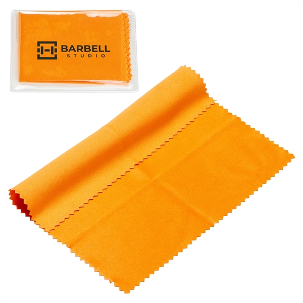 220GSM Microfiber Cleaning Cloth in Clear PVC Case... from ASI 36730 Ariel Premium Supply Inc