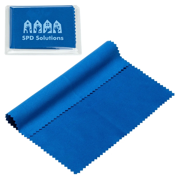 220GSM Microfiber Cleaning Cloth in Clear PVC Case... from ASI 36730 Ariel Premium Supply Inc