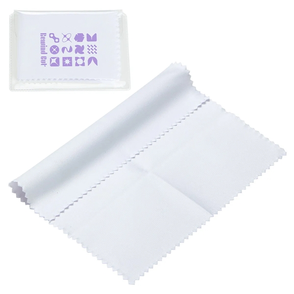 220GSM Microfiber Cleaning Cloth in Clear PVC Case... from ASI 36730 Ariel Premium Supply Inc