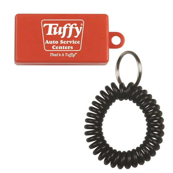 Two tone clicker with key ring and armband.... from ASI 54040 Fey Promo / Mi Line by Fey