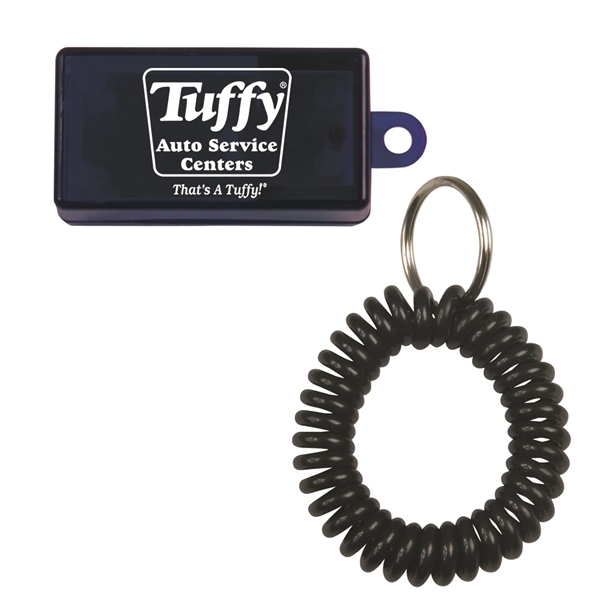 Two tone clicker with key ring and armband.... from ASI 54040 Fey Promo / Mi Line by Fey