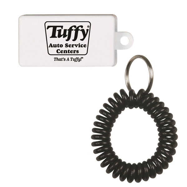 Two tone clicker with key ring and armband.... from ASI 54040 Fey Promo / Mi Line by Fey