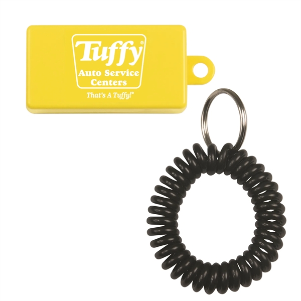 Two tone clicker with key ring and armband.... from ASI 54040 Fey Promo / Mi Line by Fey