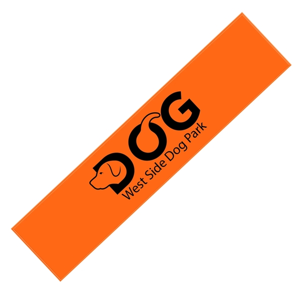 Reflective wide leash cover measuring 2"H x 8.5"W... from ASI 54040 Fey Promo / Reflectix® Mi Line by Fey