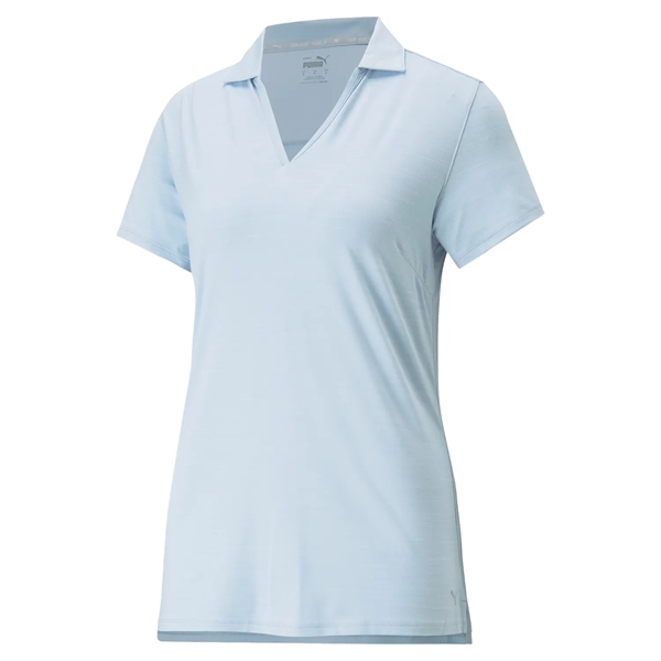 Women's polo with UPF40+ protection, moisture-wicking performance, and V-neck placket.... from ASI 57653 Gold Bond