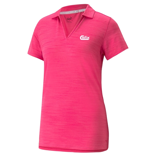 Women's polo with UPF40+ protection, moisture-wicking performance, and V-neck placket.... from ASI 57653 Gold Bond