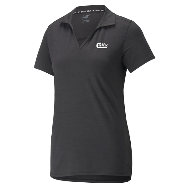 Women's polo with UPF40+ protection, moisture-wicking performance, and V-neck placket.... from ASI 57653 Gold Bond