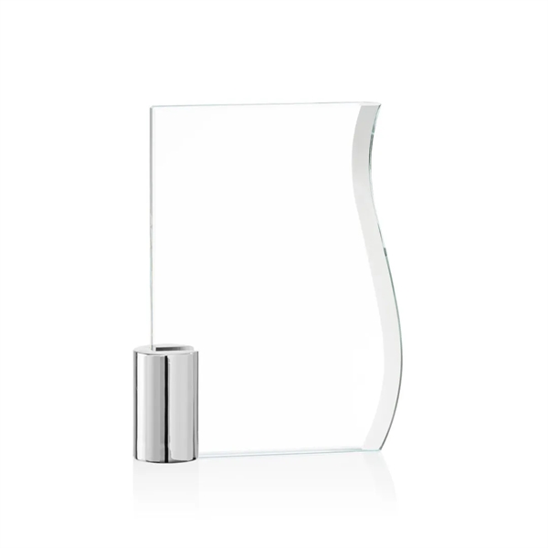 The Starfire Crystal Holbrook VividPrint™ Award features a subtle S-curved beveled... from ASI 84592 St Regis Group / St Regis