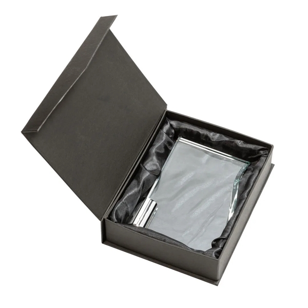 The Starfire Crystal Holbrook Award features a subtle S-curved beveled edge... from ASI 84592 St Regis Group / St Regis