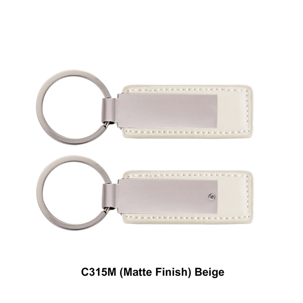 Leatherette with rectangular metal key tag.... from ASI 41511 Brainchild USA Inc / BrainChild Gift Club