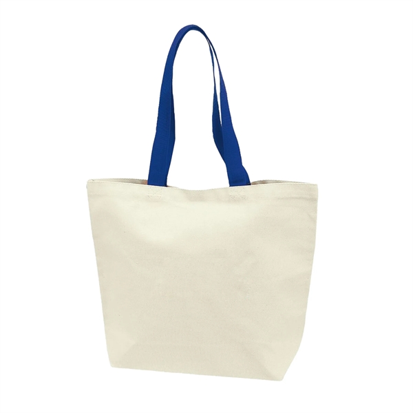 13 oz. Cotton Canvas Tote Bag, Approximate drop handle length: 13... from ASI 41511 Brainchild USA Inc / BrainChild Gift Club