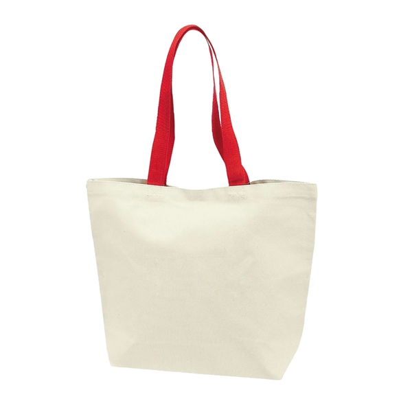 13 oz. Cotton Canvas Tote Bag, Approximate drop handle length: 13... from ASI 41511 Brainchild USA Inc / BrainChild Gift Club