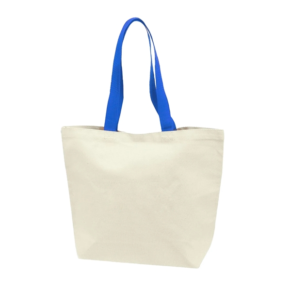 13 oz. Cotton Canvas Tote Bag, Approximate drop handle length: 13... from ASI 41511 Brainchild USA Inc / BrainChild Gift Club