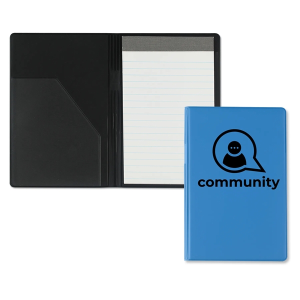 Junior writing pad made of vinyl and measuring 8.43"H x 5.31"W... from ASI 54040 Fey Promo