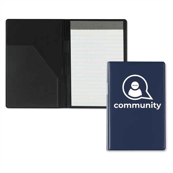 Junior writing pad made of vinyl and measuring 8.43"H x 5.31"W... from ASI 54040 Fey Promo