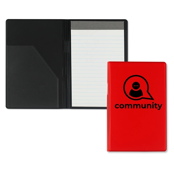 Junior writing pad made of vinyl and measuring 8.43"H x 5.31"W... from ASI 54040 Fey Promo