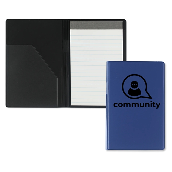 Junior writing pad made of vinyl and measuring 8.43"H x 5.31"W... from ASI 54040 Fey Promo