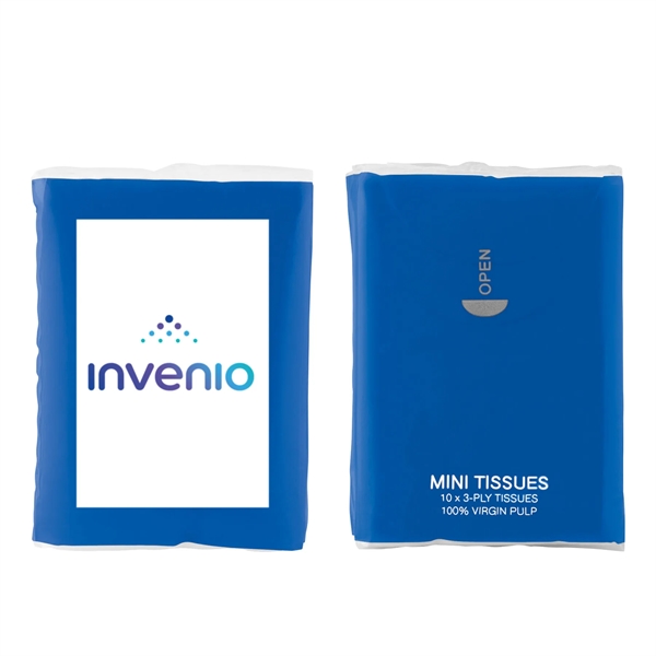 3" x 2" x 1" ten-pack of 7.875" x 8" tissues... from ASI 63549 Jornik Manufacturing Corp