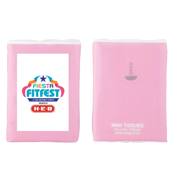 3" x 2" x 1" ten-pack of 7.875" x 8" tissues... from ASI 63549 Jornik Manufacturing Corp