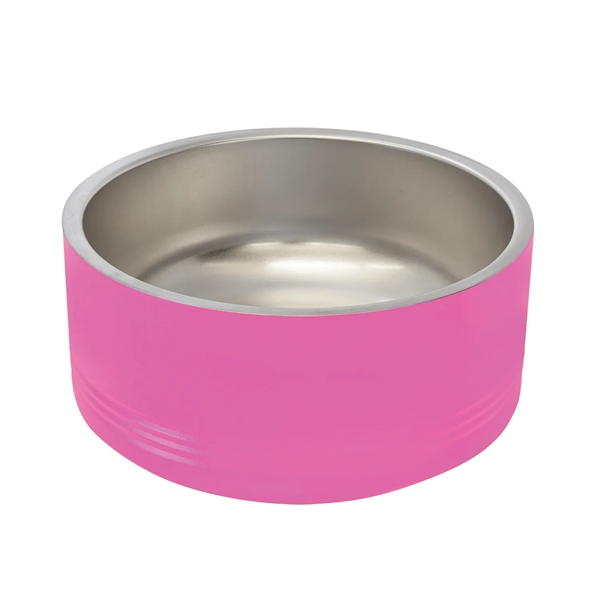 Laser-engraved insulated 32 oz. pet bowl... from ASI 45795 Colorguppy Printing