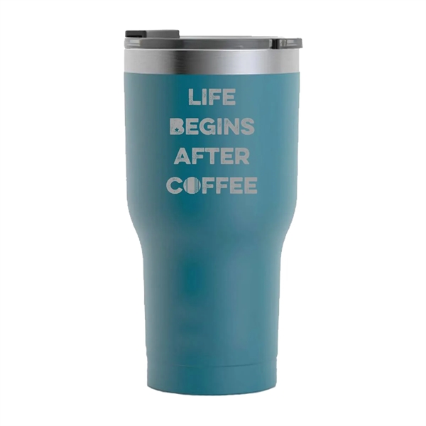 RTIC 20 ounce insulated stainless steel ringed tumbler with lid.... from ASI 74601 Calico