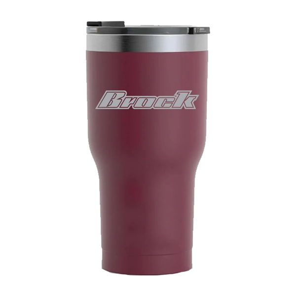 RTIC 20 ounce insulated stainless steel ringed tumbler with lid.... from ASI 74601 Calico
