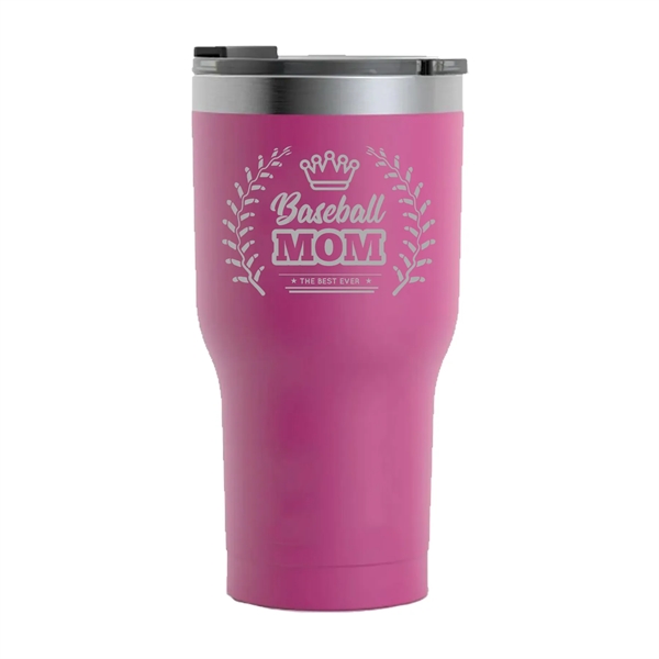 RTIC 20 ounce insulated stainless steel ringed tumbler with lid.... from ASI 74601 Calico