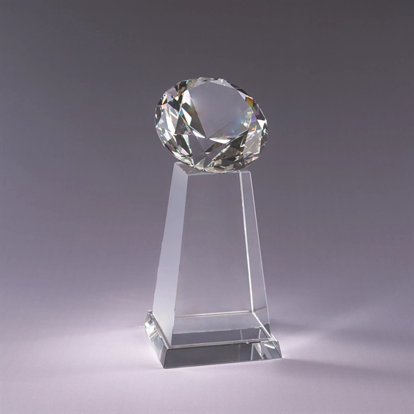 9.25" x 4.25" award made of heavy optic and color optic... from ASI 62985 J. Charles