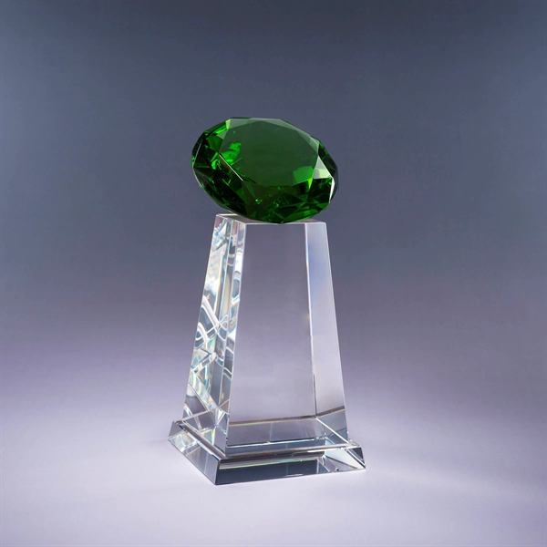 9.25" x 4.25" award made of heavy optic and color optic... from ASI 62985 J. Charles