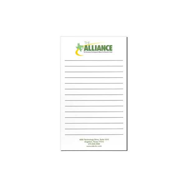 Custom printed non-adhesive memo pad. 25 sheets per pad, 4" x... from ASI 93520 Ventura Inc