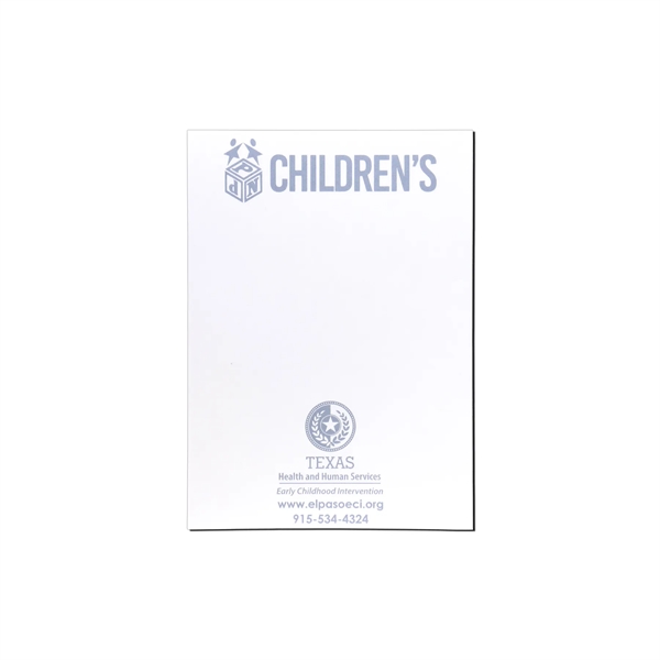 Custom printed non-adhesive memo pad. 25 sheets per pad, 5" x... from ASI 93520 Ventura Inc